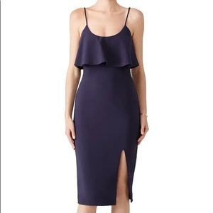 Likely Navy Dionne Midi Strappy Dress